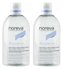 Noreva Aquareva Anti-Dehydrated No-Rinse Cleanser 2 x 500ml Noreva Aquareva Anti-Dehydrated No-Rinse Cleanser 2 x 500ml