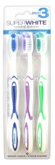 Superwhite Original Brush 3 3 Brosses à Dents Médium Superwhite Original Brush 3 3 Brosses à Dents Médium