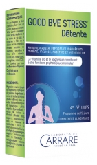Laboratoire Carrare Good Bye Stress Détente 45 Gélules Laboratoire Carrare Good Bye Stress Détente 45 Gélules