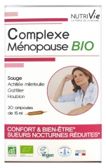 Nutrivie Complexe Ménopause Bio 20 Ampoules Nutrivie Complexe Ménopause Bio 20 Ampoules
