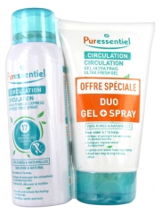 Puressentiel Sprühen Kreislauf mit 17 ätherischen Ölen 100 ml + Ultrafrisches Gel mit 17 ätherischen Ölen 125 ml Puressentiel Sprühen Kreislauf mit 17 ätherischen Ölen 100 ml + Ultrafrisches Gel mit 17 ätherischen Ölen 125 ml