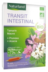 Naturland Transit Intestinal Bio 20 Ampoules Buvables de 10 ml Naturland Transit Intestinal Bio 20 Ampoules Buvables de 10 ml
