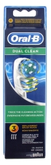 Oral-B Dual Clean 3 Replacement Brush Heads Oral-B Dual Clean 3 Replacement Brush Heads