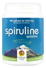 Flamant Vert Spiruline 180 Gélules de 400 mg Flamant Vert Spiruline 180 Gélules de 400 mg