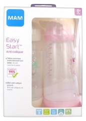 MAM Easy Start 2 Biberons Anti-Colique 320 ml 0 Mois + MAM Easy Start 2 Biberons Anti-Colique 320 ml 0 Mois +