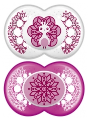 MAM 2 Sucettes Anatomiques Silicone Décor Animaux 18 Mois et + MAM 2 Sucettes Anatomiques Silicone Décor Animaux 18 Mois et +