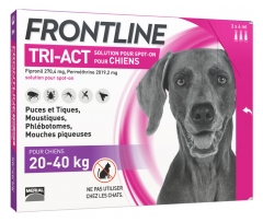Frontline TRI-ACT Chiens 20-40 kg 3 Pipettes Frontline TRI-ACT Chiens 20-40 kg 3 Pipettes