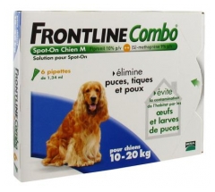 Frontline Combo Dog Size M 6 Pipettes Frontline Combo Dog Size M 6 Pipettes