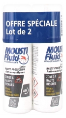 Moustifluid Lotion Haute Protection Zones à Hauts Risques Lot de 2 x 100 ml Moustifluid Lotion Haute Protection Zones à Hauts Risques Lot de 2 x 100 ml
