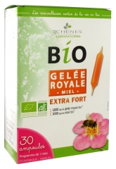 Les 3 Chênes BIO Gelée Royale Extra Fort 30 Ampoules Les 3 Chênes BIO Gelée Royale Extra Fort 30 Ampoules