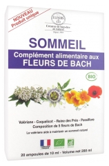 Elixirs & Co Complément Alimentaire aux Fleurs de Bach Sommeil Bio 20 Ampoules Elixirs & Co Complément Alimentaire aux Fleurs de Bach Sommeil Bio 20 Ampoules