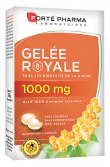 Forté Pharma Gelée Royale 1000 mg à Croquer 20 Comprimés Forté Pharma Gelée Royale 1000 mg à Croquer 20 Comprimés