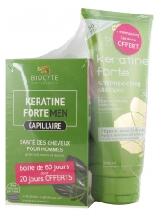 Biocyte Keratine Men Anti-Chute Homme 3 x 40 Gélules + Keratine Forte Shampoing 200 ml Offert Biocyte Keratine Men Anti-Chute Homme 3 x 40 Gélules + Keratine Forte Shampoing 200 ml Offert