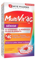 Forté Pharma MultiVit'4G Sénior 30 Comprimés Bicouches Forté Pharma MultiVit'4G Sénior 30 Comprimés Bicouches