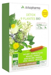 Arkopharma Arkofluides Detox 9 Plants Organic 20 Phials Arkopharma Arkofluides Detox 9 Plants Organic 20 Phials