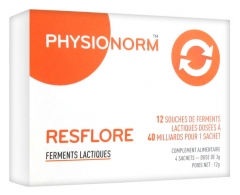 Laboratoire Immubio Physionorm Resflore Ferments Lactiques 4 Sachets Laboratoire Immubio Physionorm Resflore Ferments Lactiques 4 Sachets
