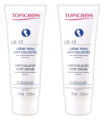 Topicrem Sequedad severa SOS Crema reparadora pies Lote de 2 x 75 ml Topicrem Sequedad severa SOS Crema reparadora pies Lote de 2 x 75 ml