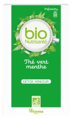 Nutrisanté Organic Infusion Green Tea with Mint 20 Sachets Nutrisanté Organic Infusion Green Tea with Mint 20 Sachets