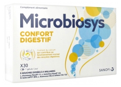Sanofi Microbiosys Comodidad Digestiva 30 Cápsulas Sanofi Microbiosys Comodidad Digestiva 30 Cápsulas