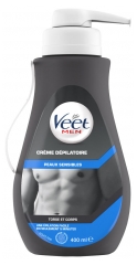 Veet Men Depilatory Cream Sensitive Skins 400ml Veet Men Depilatory Cream Sensitive Skins 400ml