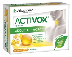 Arkopharma Activox Arôme Miel Citron 24 Pastilles Arkopharma Activox Arôme Miel Citron 24 Pastilles