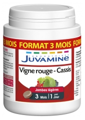 Juvamine Phyto Vigne Rouge Cassis 90 Comprimés Juvamine Phyto Vigne Rouge Cassis 90 Comprimés