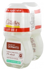 Rogé Cavaillès Déodorant Dermato Anti-Odeurs 48H Roll-on Lot de 2 x 50 ml Rogé Cavaillès Déodorant Dermato Anti-Odeurs 48H Roll-on Lot de 2 x 50 ml