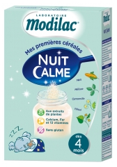 Modilac Nuit Calme Sans Gluten de 4 Mois à 3 Ans 300 g Modilac Nuit Calme Sans Gluten de 4 Mois à 3 Ans 300 g