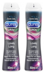 Durex Play Lovely Long Gel Lubrifiant Longue Durée Lot de 2 x 50 ml Durex Play Lovely Long Gel Lubrifiant Longue Durée Lot de 2 x 50 ml