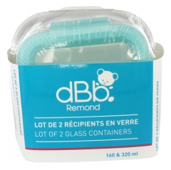 dBb Remond Lot de 2 Récipients en Verre dBb Remond Lot de 2 Récipients en Verre