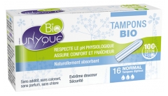 Unyque Bio 16 Tampons Normal Unyque Bio 16 Tampons Normal