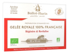 Ballot-Flurin Préparation Dynamisée Bio Gelée Royale 100% Française 10 Ampoules Ballot-Flurin Préparation Dynamisée Bio Gelée Royale 100% Française 10 Ampoules