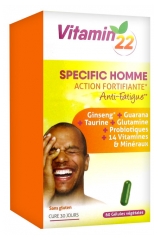 Ineldea Vitamin'22 Specific Homme 60 Gélules Ineldea Vitamin'22 Specific Homme 60 Gélules