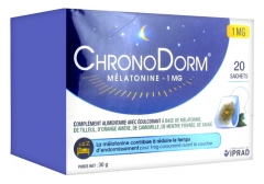 ChronoDorm Mélatonine 1 mg 20 Sachets ChronoDorm Mélatonine 1 mg 20 Sachets