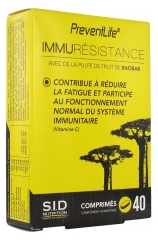 S.I.D Nutrition PreventLife ImmuRésistance 40 Comprimés S.I.D Nutrition PreventLife ImmuRésistance 40 Comprimés