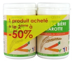 Phytoceutic Levure de Bière et Carotte Lot de 2 x 90 Comprimés Phytoceutic Levure de Bière et Carotte Lot de 2 x 90 Comprimés