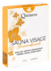 Qiriness Sauna Visage Bain de Vapeur Aromatique Édition Limitée Marrakech 4 Galets x 8 g Qiriness Sauna Visage Bain de Vapeur Aromatique Édition Limitée Marrakech 4 Galets x 8 g