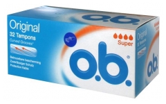 o.b. Original 32 Tampons Super o.b. Original 32 Tampons Super