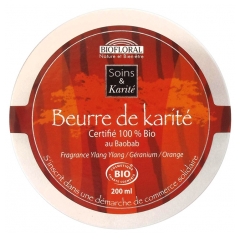 Biofloral Nature et Bien-Etre Soins & Karité Beurre de Karité Bio 200 ml Biofloral Nature et Bien-Etre Soins & Karité Beurre de Karité Bio 200 ml
