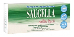 Saugella Cotton Touch 16 Tampons Hygiéniques Super Saugella Cotton Touch 16 Tampons Hygiéniques Super
