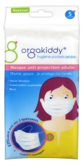 Orgakiddy Erwachsene Anti-Schuss Maske 5 Masken Orgakiddy Erwachsene Anti-Schuss Maske 5 Masken
