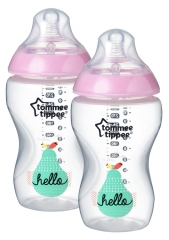 Tommee Tippee Closer to Nature 2 Biberons 340 ml 3 Mois et + Tommee Tippee Closer to Nature 2 Biberons 340 ml 3 Mois et +