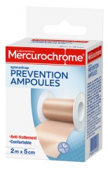 Mercurochrome Sparadrap Prévention Ampoules 2 m x 5 cm Mercurochrome Sparadrap Prévention Ampoules 2 m x 5 cm