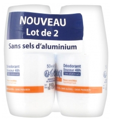 Etiaxil Déodorant Douceur 48H sans Aluminium Lot de 2 x 50 ml Etiaxil Déodorant Douceur 48H sans Aluminium Lot de 2 x 50 ml