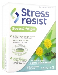 Sanofi Stress Resist Stress & Fatigue 30 Comprimés Sanofi Stress Resist Stress & Fatigue 30 Comprimés