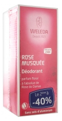 Weleda Déodorant à la Rose Musquée Lot de 2 x 100 ml Weleda Déodorant à la Rose Musquée Lot de 2 x 100 ml