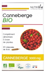 Nutrivie Canneberge Bio 20 Ampoules Nutrivie Canneberge Bio 20 Ampoules