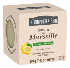 Le Comptoir du Bain Jabón de Marsella Limón-Menta 200 g Le Comptoir du Bain Jabón de Marsella Limón-Menta 200 g
