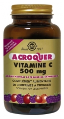 Solgar Vitamin C 500 Raspberry/Acerola Taste 90 Tablets to Crunch Solgar Vitamin C 500 Raspberry/Acerola Taste 90 Tablets to Crunch