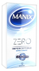 Manix Zéro Imperceptible Extra-Lubrifié 12 Préservatifs Manix Zéro Imperceptible Extra-Lubrifié 12 Préservatifs